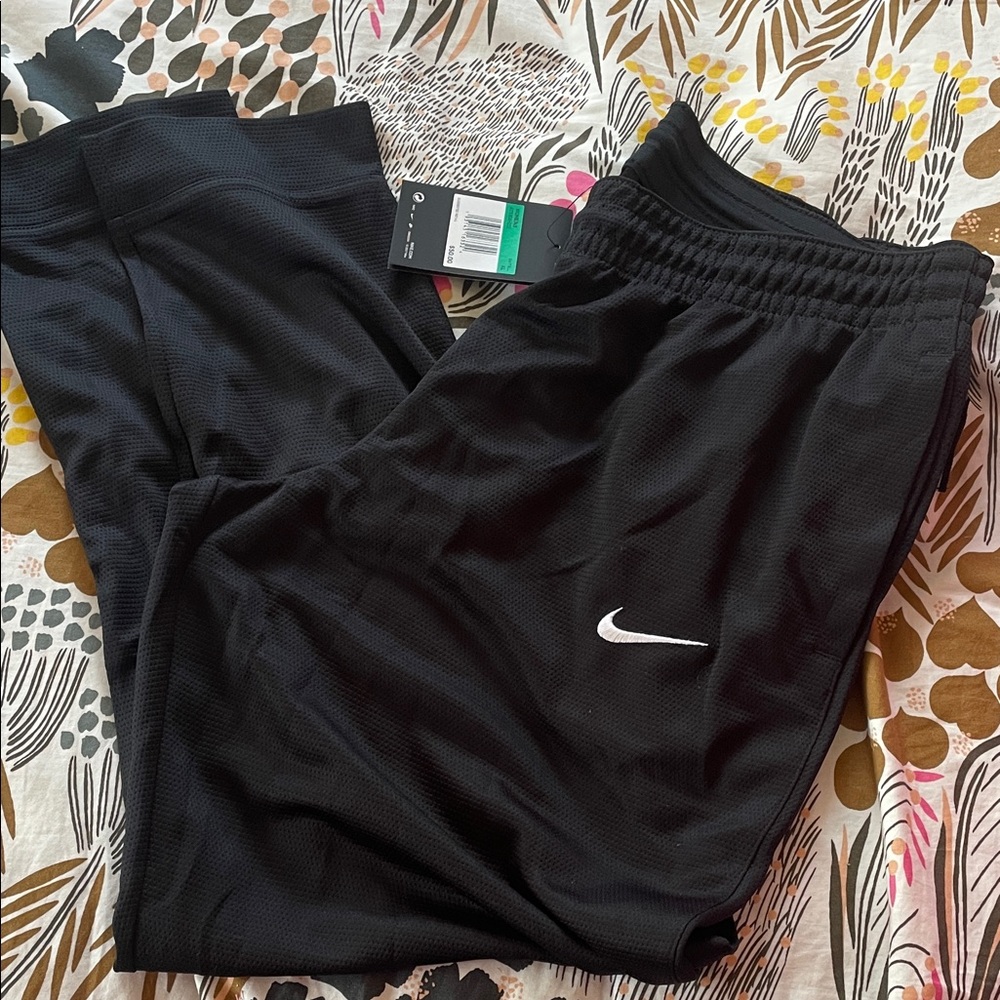 Nike Black Womens Lightweight Joggers with White Swoosh